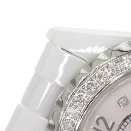CHANEL シャネル H2572 J12 29mm 8P ベゼル ダイヤモンド 腕時計 セラミック レディース 中古