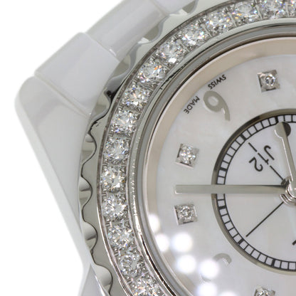 CHANEL シャネル H2572 J12 29mm 8P ベゼル ダイヤモンド 腕時計 セラミック レディース 中古