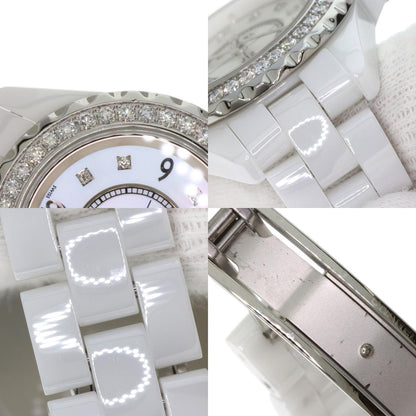 CHANEL シャネル H2572 J12 29mm 8P ベゼル ダイヤモンド 腕時計 セラミック レディース 中古