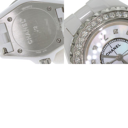 CHANEL シャネル H2572 J12 29mm 8P ベゼル ダイヤモンド 腕時計 セラミック レディース 中古