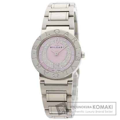 BVLGARI ブルガリ BB26C2SS/DN ブルガリブルガリ ダイヤモンド 腕時計 SS レディース 中古
