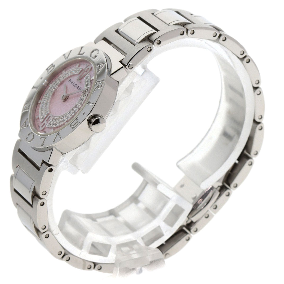 BVLGARI ブルガリ BB26C2SS/DN ブルガリブルガリ ダイヤモンド 腕時計 SS レディース 中古