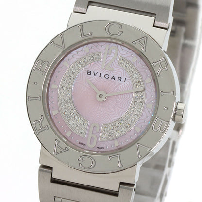 BVLGARI ブルガリ BB26C2SS/DN ブルガリブルガリ ダイヤモンド 腕時計 SS レディース 中古