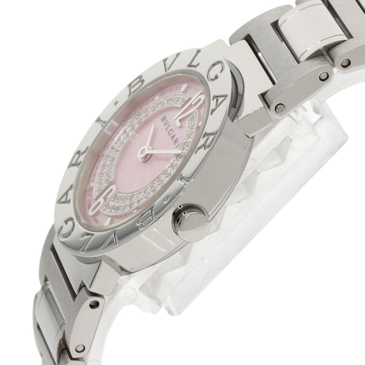 BVLGARI ブルガリ BB26C2SS/DN ブルガリブルガリ ダイヤモンド 腕時計 SS レディース 中古