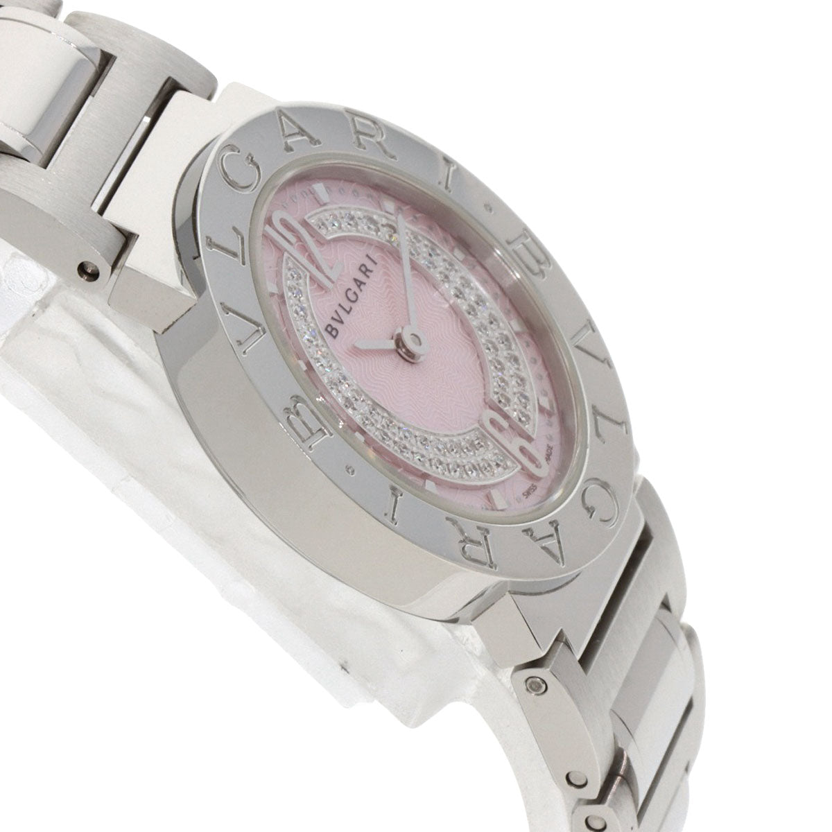 BVLGARI ブルガリ BB26C2SS/DN ブルガリブルガリ ダイヤモンド 腕時計 SS レディース 中古