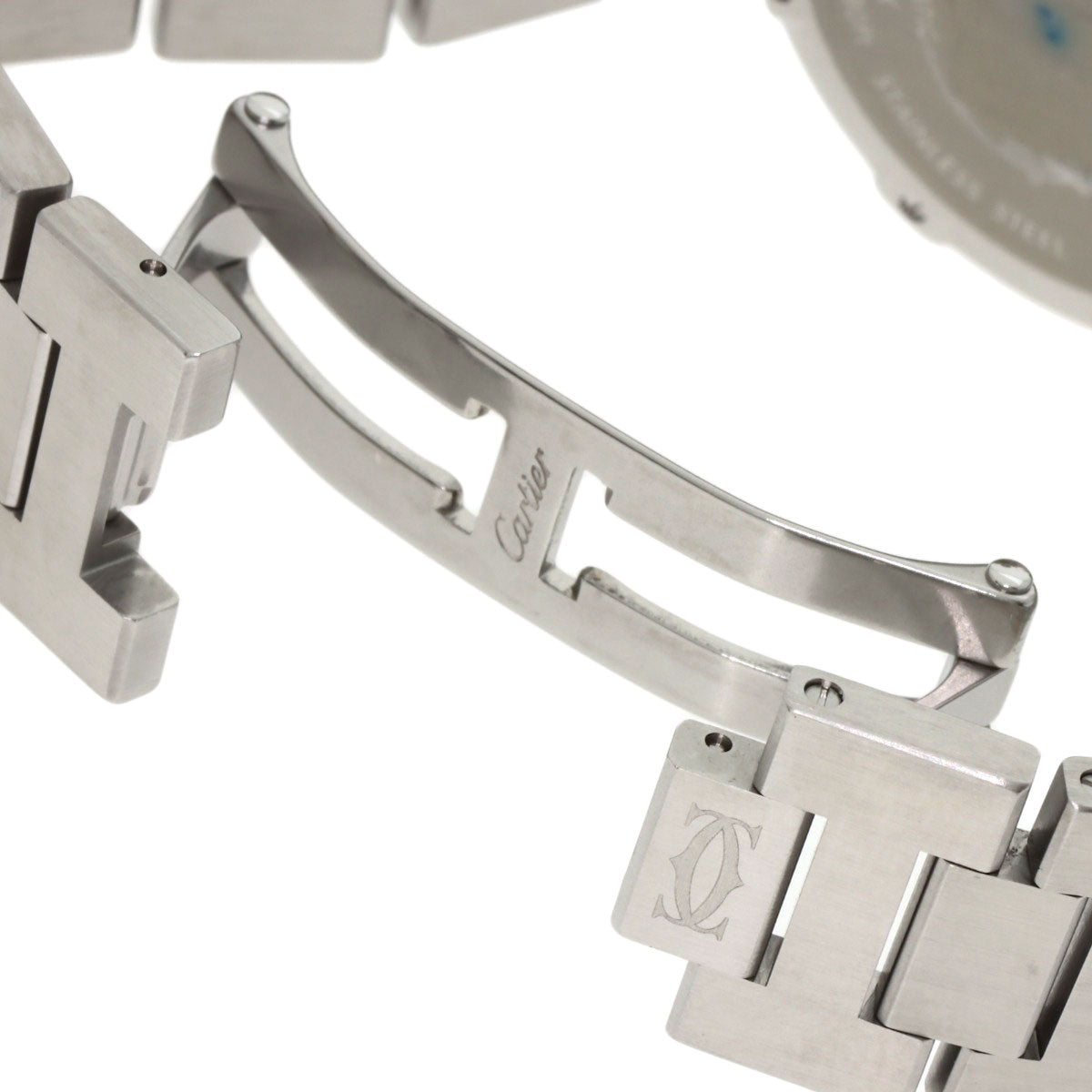CARTIER カルティエ W31078M7 パシャC メリディアン GMT 腕時計 SS ボーイズ 中古