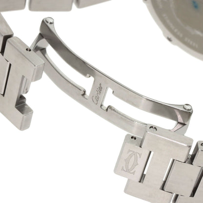 CARTIER カルティエ W31078M7 パシャC メリディアン GMT 腕時計 SS ボーイズ 中古