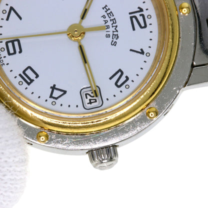 HERMES エルメス CL4.220 クリッパー 腕時計 SS レディース 中古