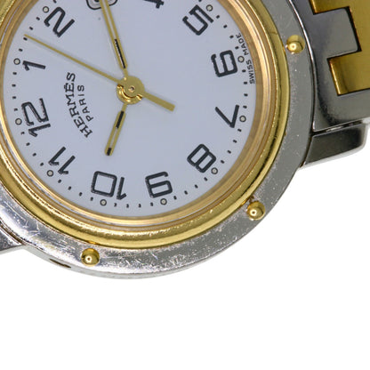 HERMES エルメス CL4.220 クリッパー 腕時計 SS レディース 中古