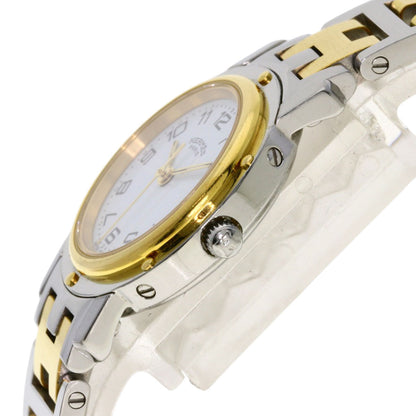 HERMES エルメス CL4.220 クリッパー 腕時計 SS レディース 中古