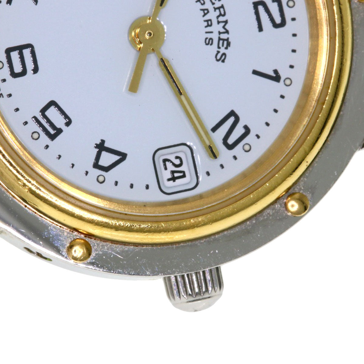 HERMES エルメス CL4.220 クリッパー 腕時計 SS レディース 中古
