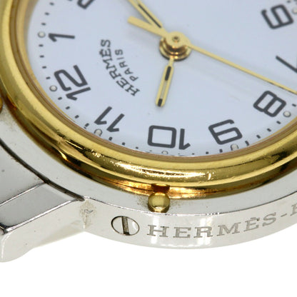 HERMES エルメス CL4.220 クリッパー 腕時計 SS レディース 中古