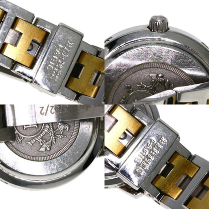 HERMES エルメス CL4.220 クリッパー 腕時計 SS レディース 中古