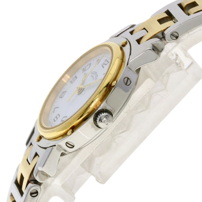 HERMES エルメス CL4.220 クリッパー 腕時計 SS レディース 中古