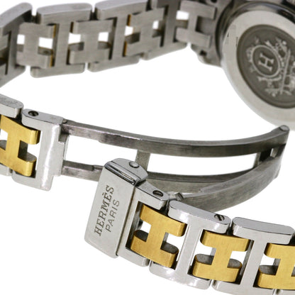HERMES エルメス CL4.220 クリッパー 腕時計 SS レディース 中古