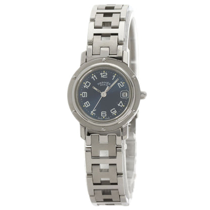 HERMES エルメス CL4.210 クリッパー 腕時計 SS レディース 中古