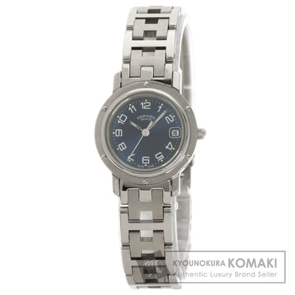 HERMES エルメス CL4.210 クリッパー 腕時計 SS レディース 中古