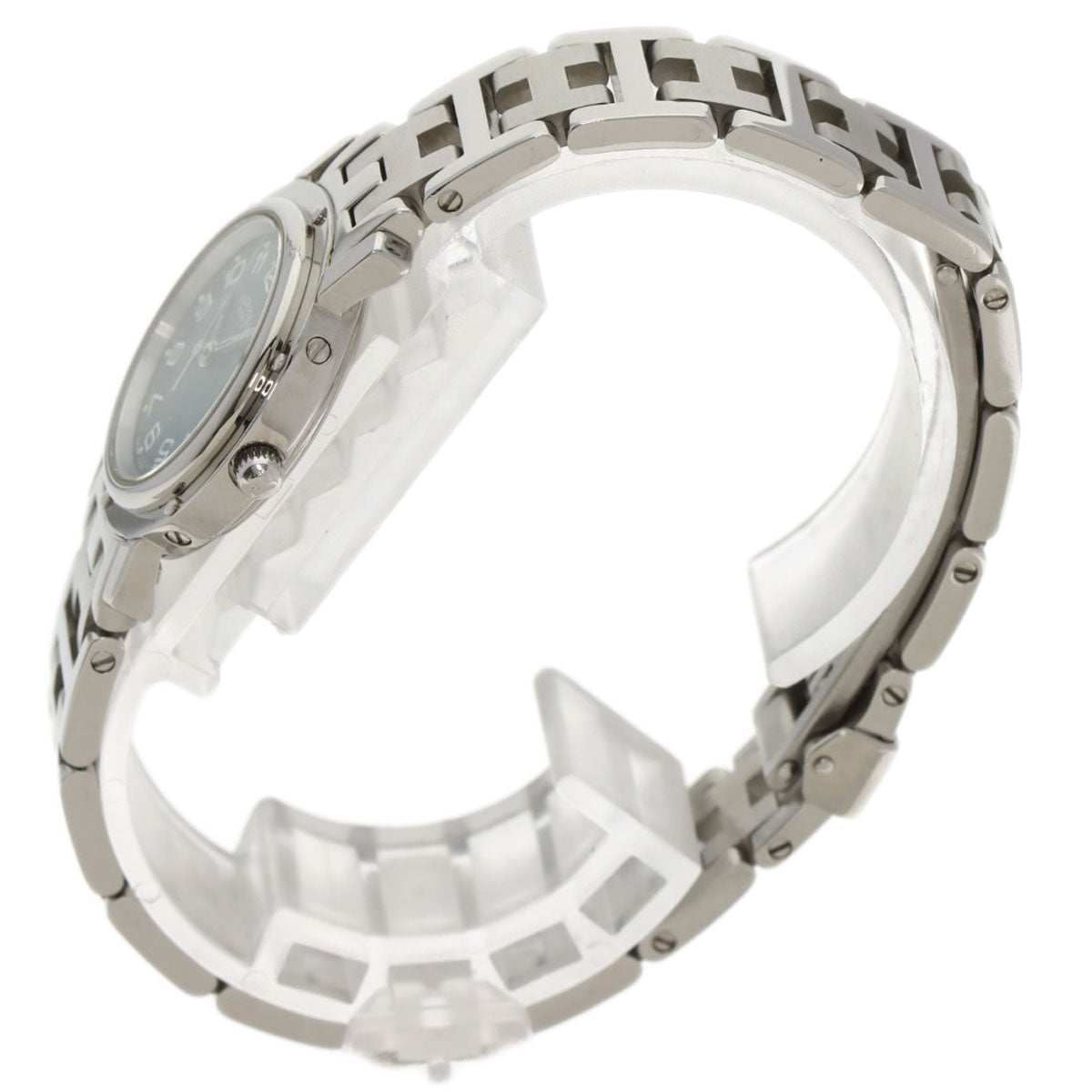 HERMES エルメス CL4.210 クリッパー 腕時計 SS レディース 中古