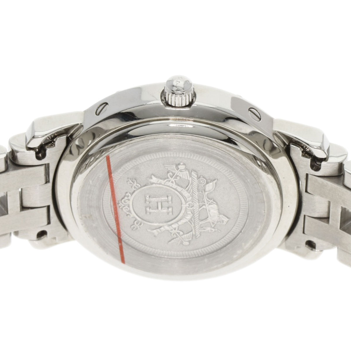 HERMES エルメス CL4.210 クリッパー 腕時計 SS レディース 中古