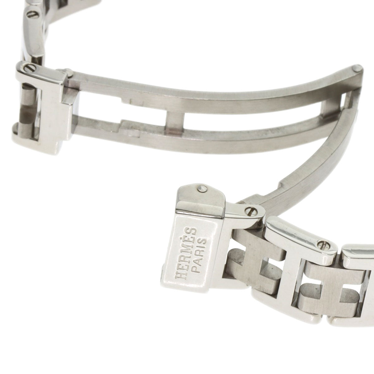 HERMES エルメス CL4.210 クリッパー 腕時計 SS レディース 中古
