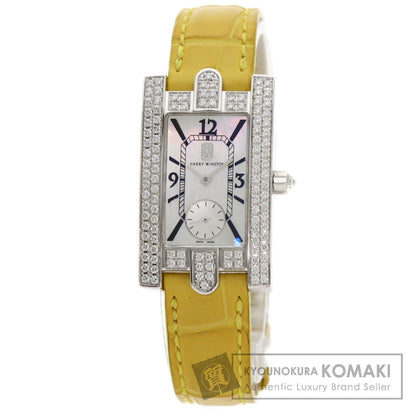 HARRY WINSTON ハリーウィンストン 310LQW アヴェニュー クラシック AVEQHM21W 腕時計 K18WG レディース 中古