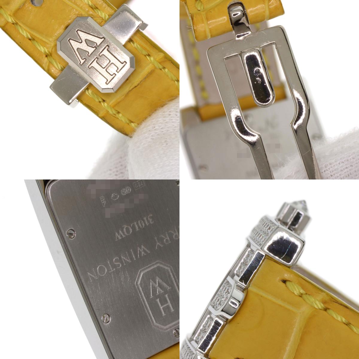 HARRY WINSTON ハリーウィンストン 310LQW アヴェニュー クラシック AVEQHM21W 腕時計 K18WG レディース 中古
