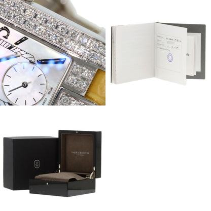 HARRY WINSTON ハリーウィンストン 310LQW アヴェニュー クラシック AVEQHM21W 腕時計 K18WG レディース 中古
