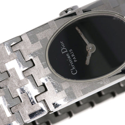 CHRISTIAN DIOR クリスチャンディオール D70-100 ミスディオール 腕時計 SS レディース 中古