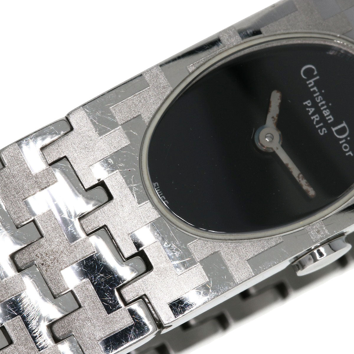 CHRISTIAN DIOR クリスチャンディオール D70-100 ミスディオール 腕時計 SS レディース 中古