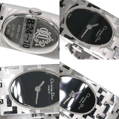 CHRISTIAN DIOR クリスチャンディオール D70-100 ミスディオール 腕時計 SS レディース 中古