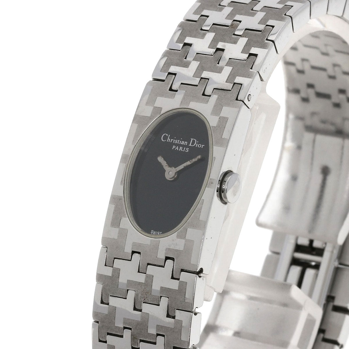 CHRISTIAN DIOR クリスチャンディオール D70-100 ミスディオール 腕時計 SS レディース 中古