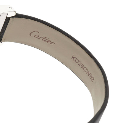CARTIER カルティエ WB706631 タンクアメリカン SM ベゼルダイヤモンド 腕時計 K18WG レディース 中古