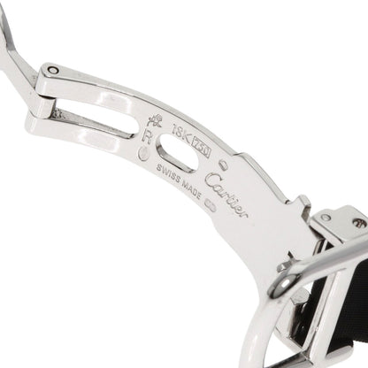 CARTIER カルティエ WB706631 タンクアメリカン SM ベゼルダイヤモンド 腕時計 K18WG レディース 中古