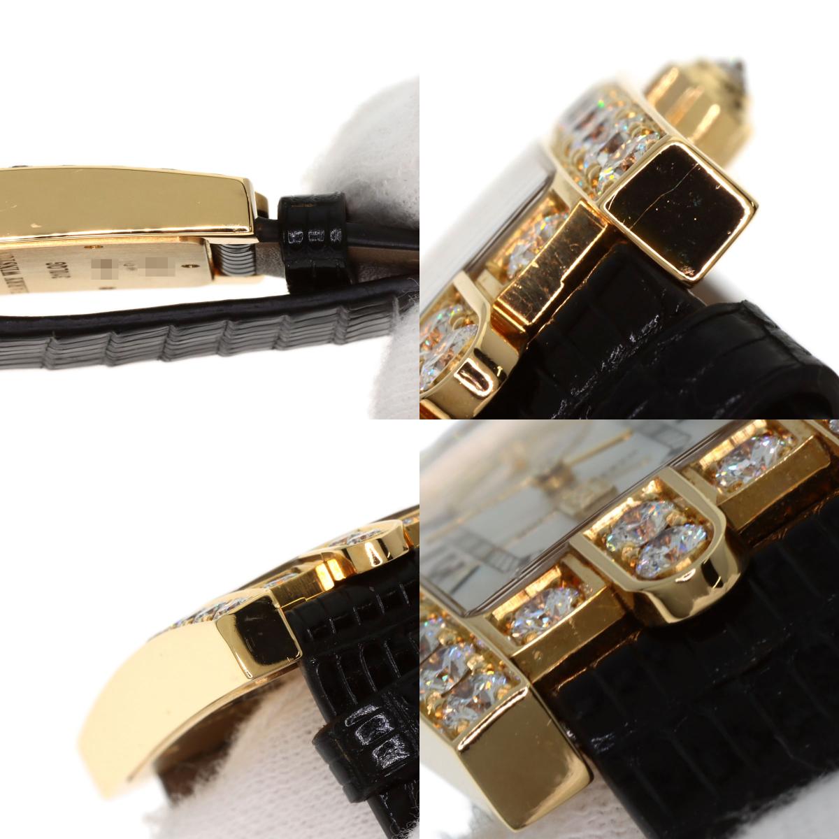 HARRY WINSTON ハリーウィンストン 310LQG アヴェニュー クラシック 腕時計 K18YG レディース 中古
