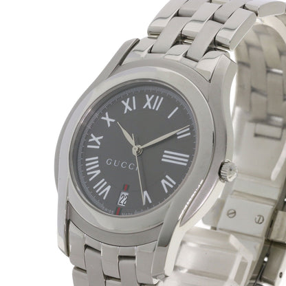 GUCCI グッチ 5500M ラウンドフェイス 腕時計 SS メンズ 中古