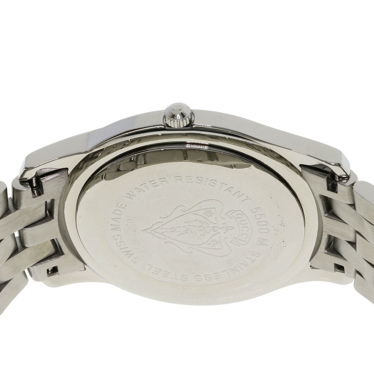 GUCCI グッチ 5500M ラウンドフェイス 腕時計 SS メンズ 中古
