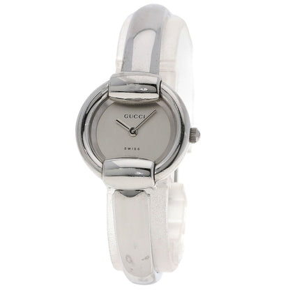 GUCCI グッチ 1400L ラウンドフェイス 腕時計 SS レディース 中古