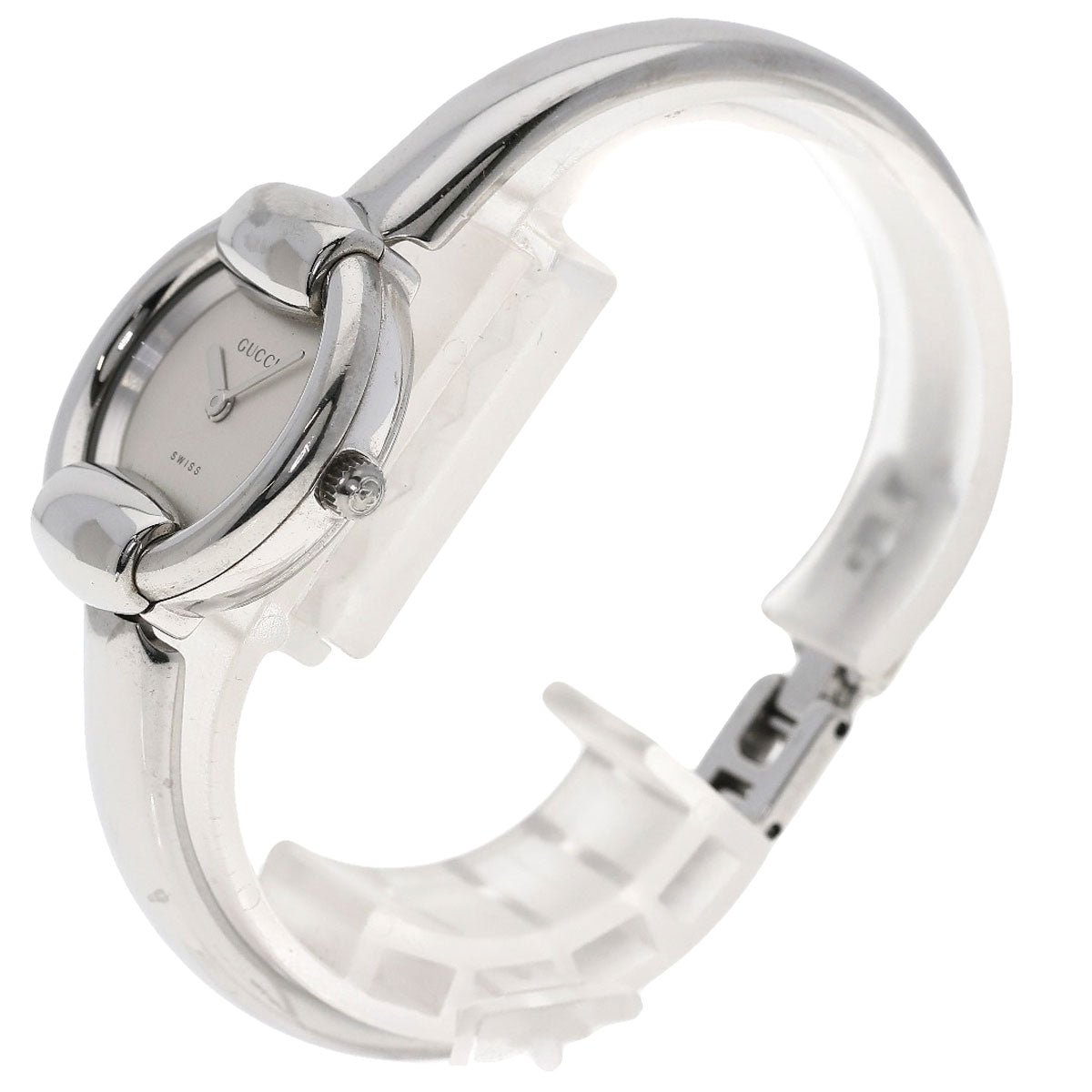 GUCCI グッチ 1400L ラウンドフェイス 腕時計 SS レディース 中古