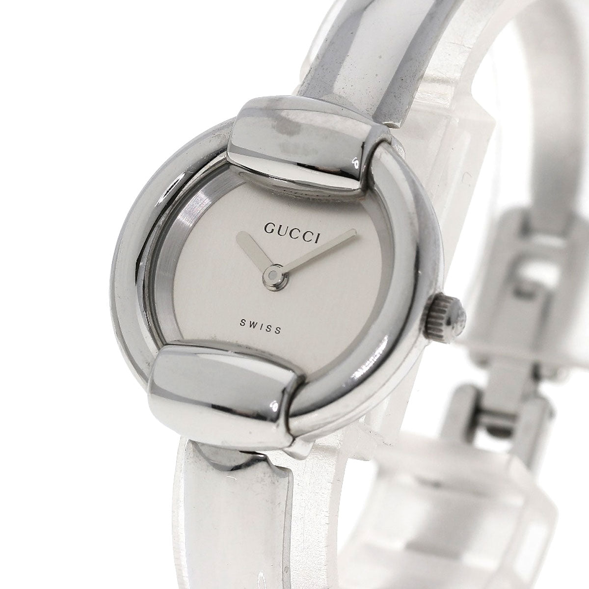GUCCI グッチ 1400L ラウンドフェイス 腕時計 SS レディース 中古