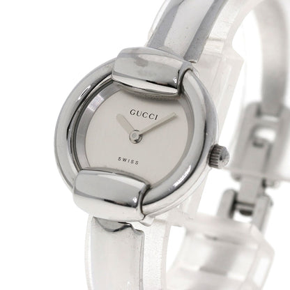 GUCCI グッチ 1400L ラウンドフェイス 腕時計 SS レディース 中古