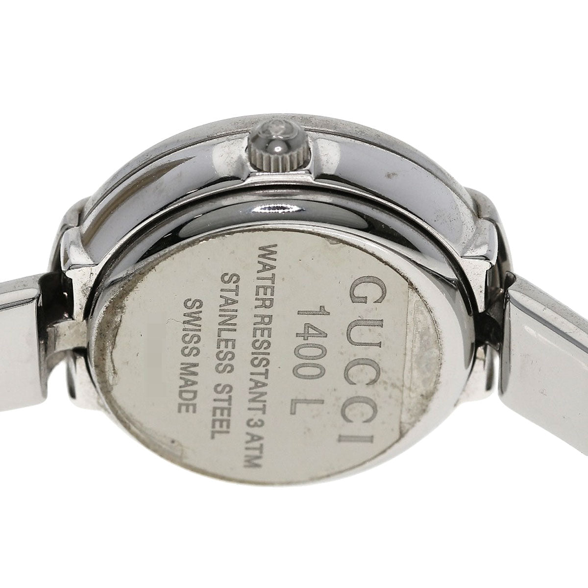 GUCCI グッチ 1400L ラウンドフェイス 腕時計 SS レディース 中古