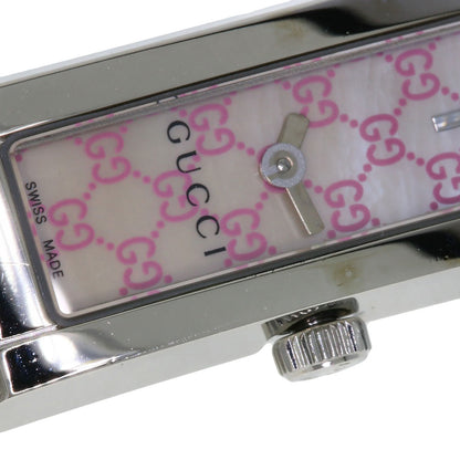 GUCCI グッチ YA110 スクエアフェイス 腕時計 SS レディース 中古