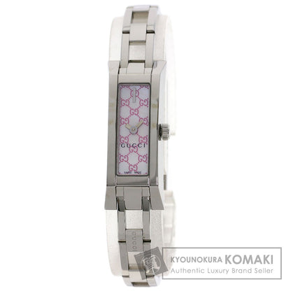 GUCCI グッチ YA110 スクエアフェイス 腕時計 SS レディース 中古