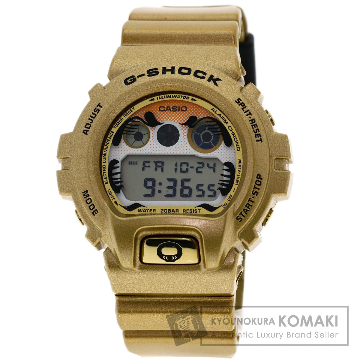 CASIO カシオ DW-6900GDA Gショック 達磨 モチーフゴールド 腕時計 樹脂系 メンズ 中古