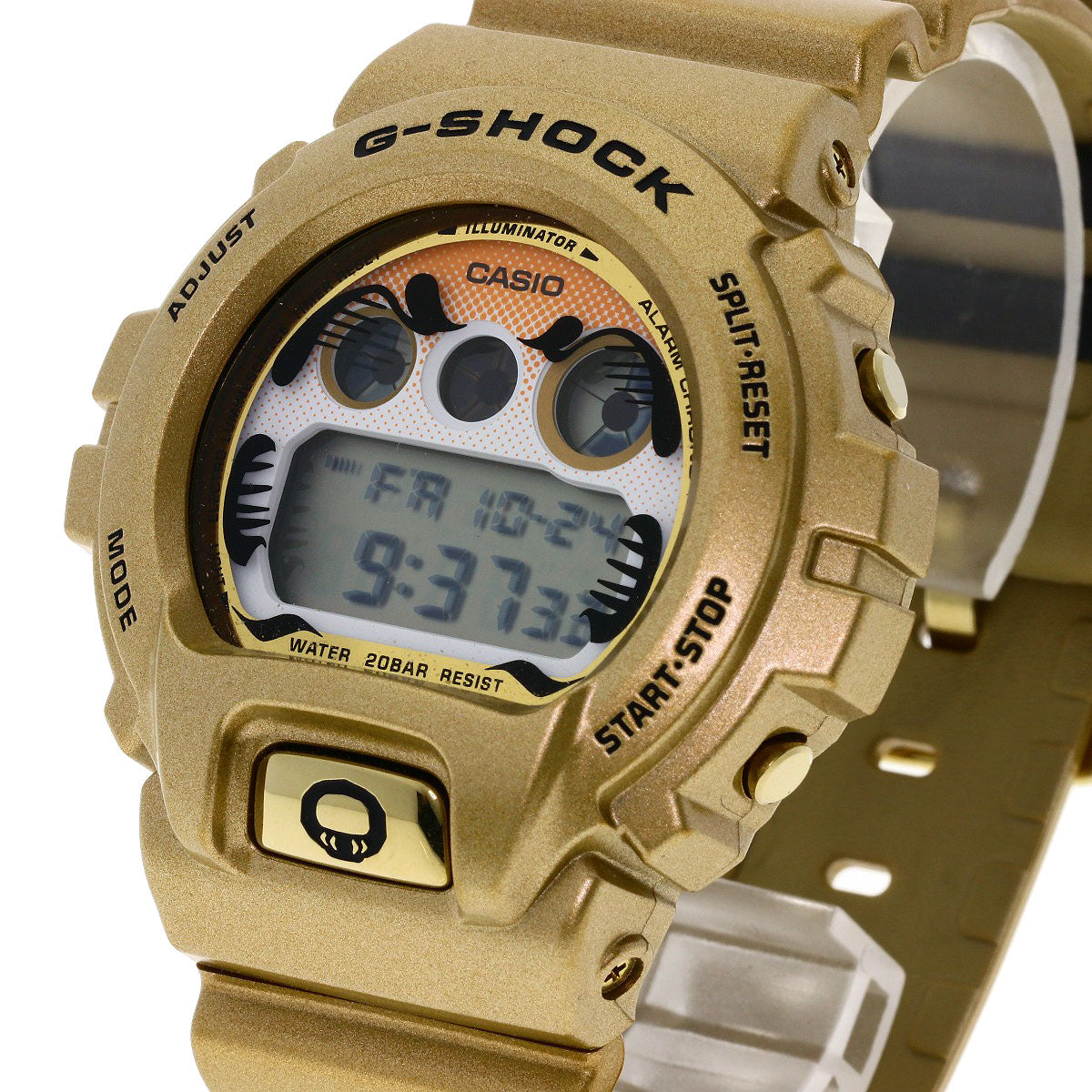 CASIO カシオ DW-6900GDA Gショック 達磨 モチーフゴールド 腕時計 樹脂系 メンズ 中古