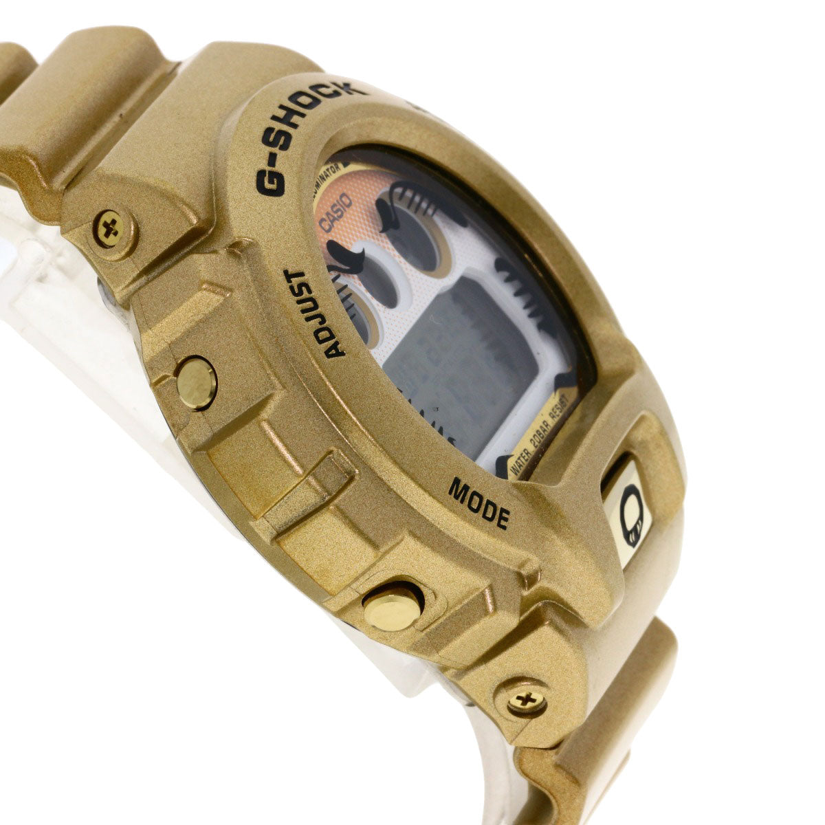 CASIO カシオ DW-6900GDA Gショック 達磨 モチーフゴールド 腕時計 樹脂系 メンズ 中古