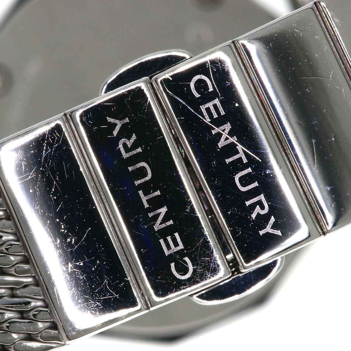 CENTURY センチュリー プライムタイム 8P ダイヤモンド 腕時計 SS レディース 中古