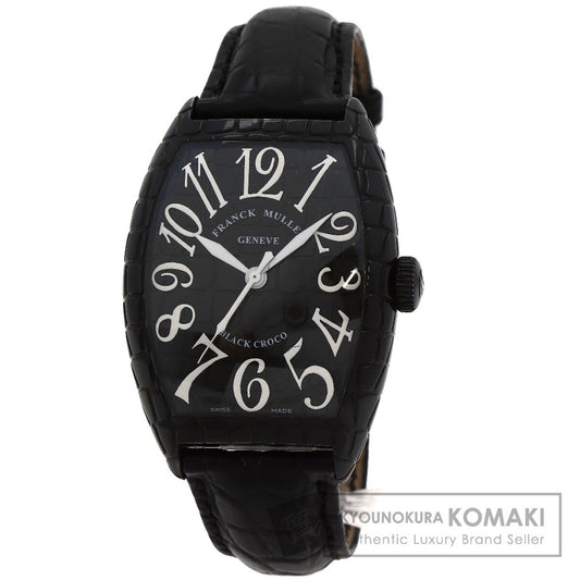 フランクミュラー 8880SC BLK CRO AC トノーカーベックス ブラッククロコ 腕時計 中古 商品画像1