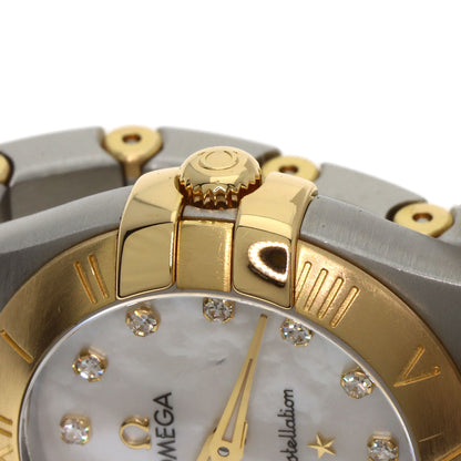 OMEGA オメガ 123.20.24.60.55.002 コンステレーション 12P ダイヤモンド 腕時計 SS レディース 中古