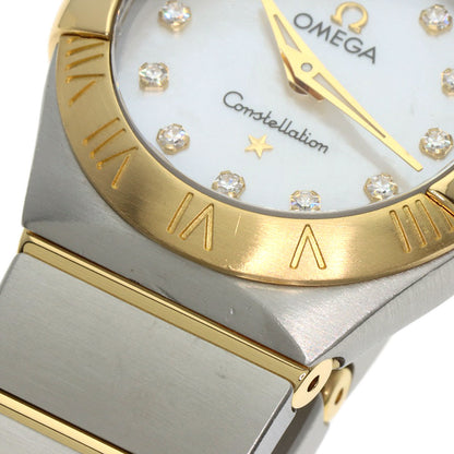 OMEGA オメガ 123.20.24.60.55.002 コンステレーション 12P ダイヤモンド 腕時計 SS レディース 中古